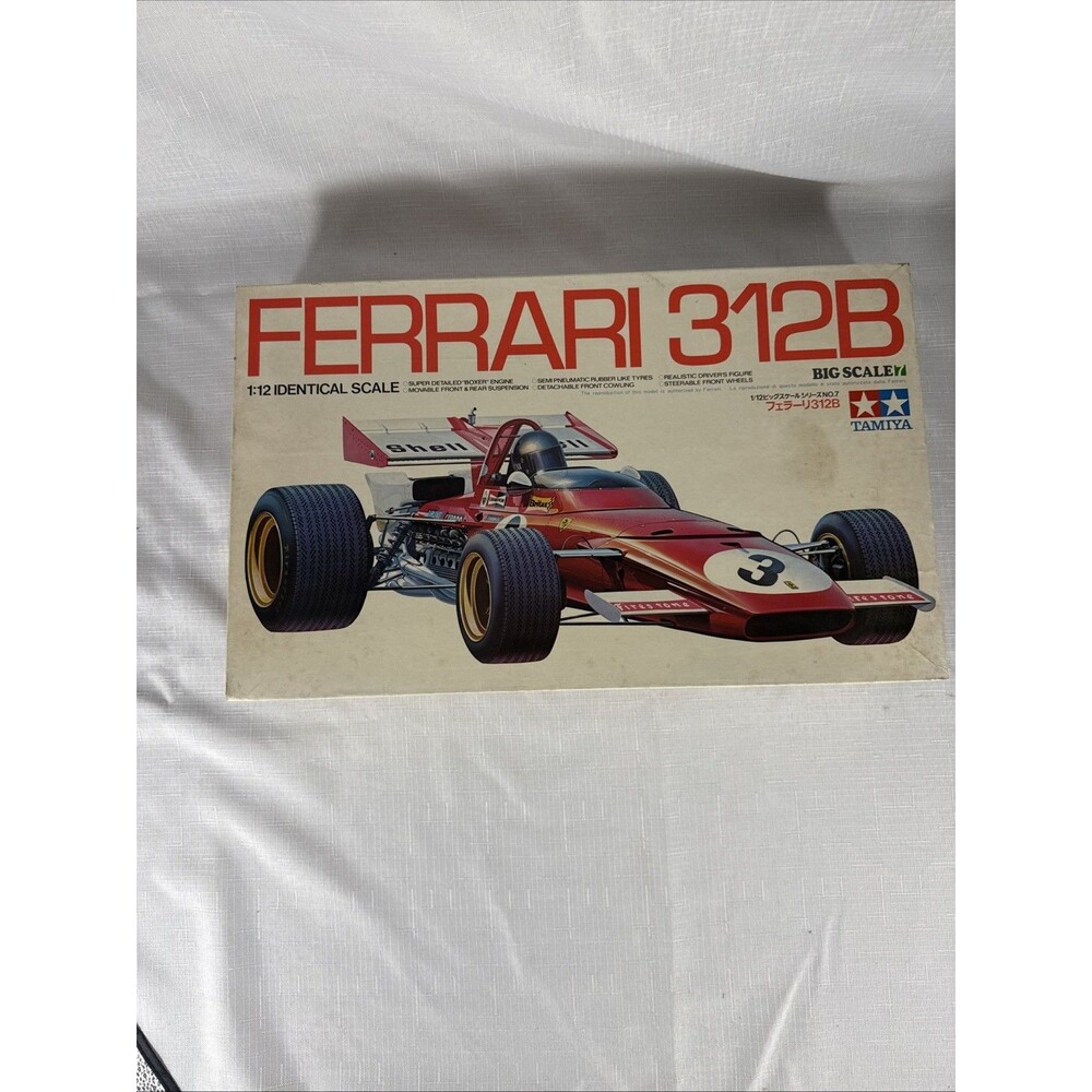 TAMIYA 1/12 FERRARI 312B BIG SCALE SERIES Model Car NO.7 Japan Import